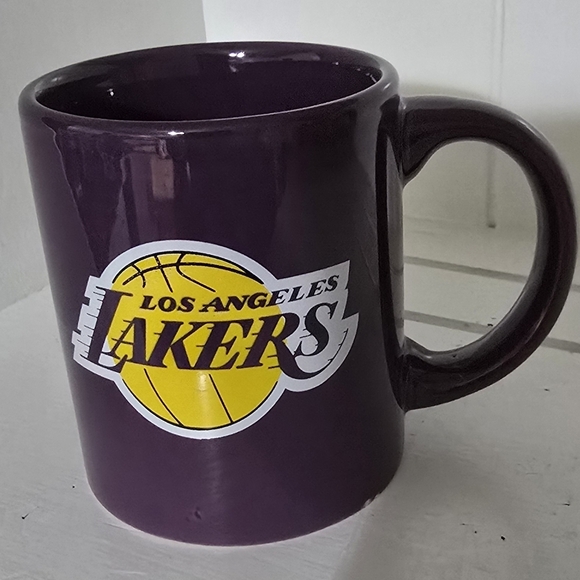 NWT NBA Los Angeles Lakers Purple Coffee Mug - Picture 2 of 4